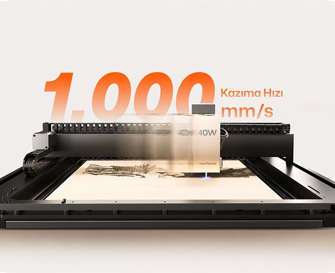LaserPecker LX2 1.000 mm/s gravür hızı