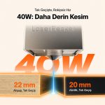 LaserPecker LX2 40W Diyot + 2W Fiber- Döner Aparatlı Lazer Kesim ve Gravür Makinesi - Görsel 5
