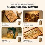 LaserPecker LX2 40W Diyot + 2W Fiber- Döner Aparatlı Lazer Kesim ve Gravür Makinesi - Görsel 7