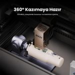 LaserPecker LX2 40W Diyot + 2W Fiber- Döner Aparatlı Lazer Kesim ve Gravür Makinesi - Görsel 6