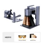 LaserPecker LP2 Plus - Lazer Gravür ve Kesim Makinesi + Döner Aparat